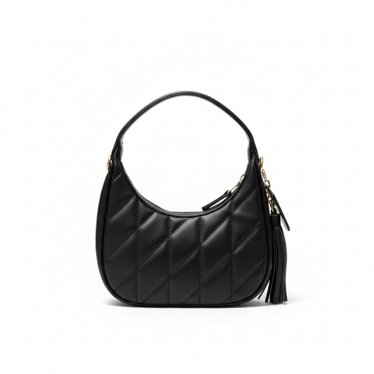 CH Quilted Shoulder Bag – Black Edition