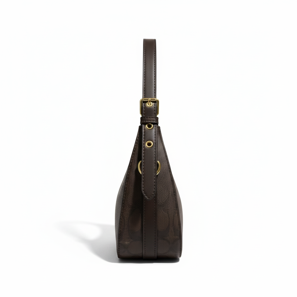Monogram Shoulder Bag – Coffee Brown Edition