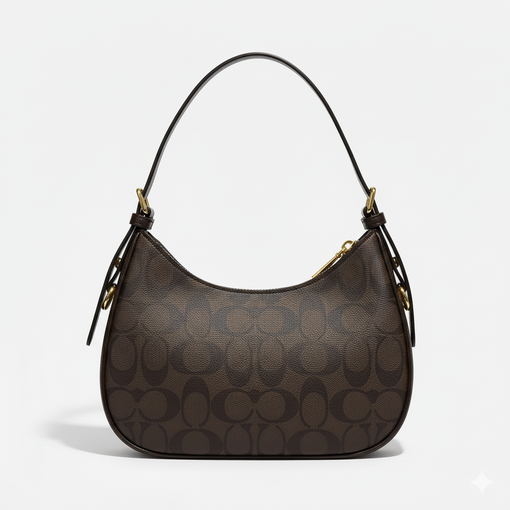 Monogram Shoulder Bag – Coffee Brown Edition