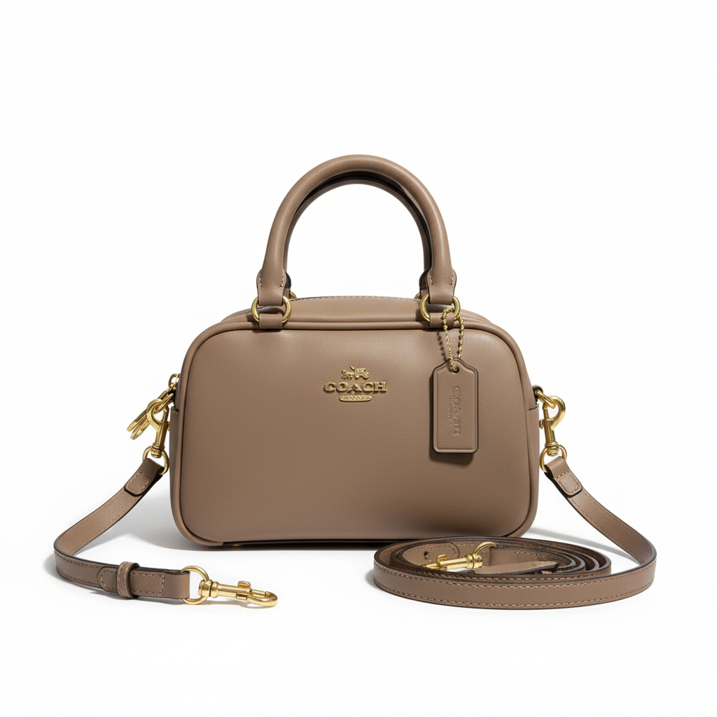 Mini Satchel Bag – Taupe Edition