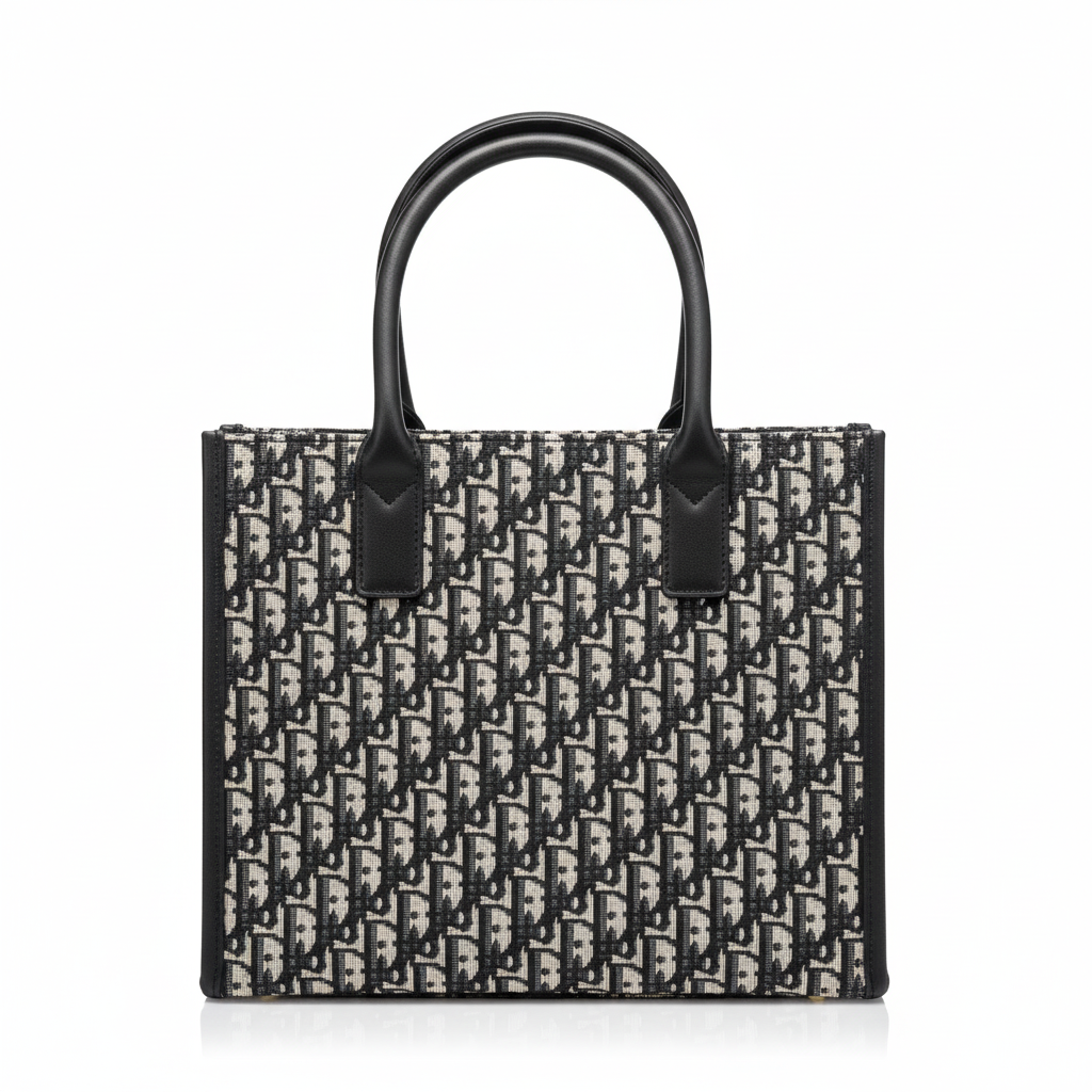 Monogram Tote Bag – Black Edition