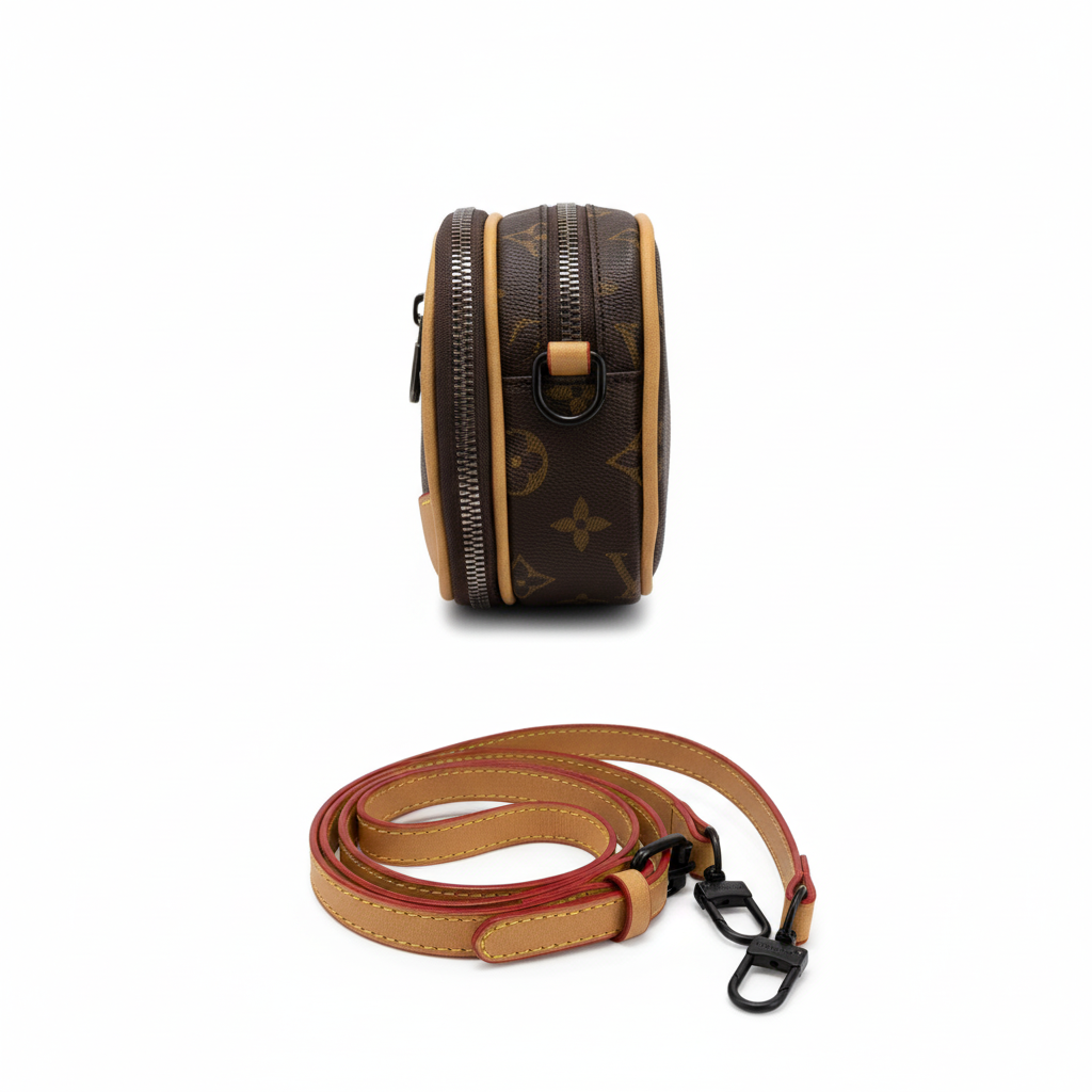 Monogram Crossbody Bag – Coffee Brown Edition
