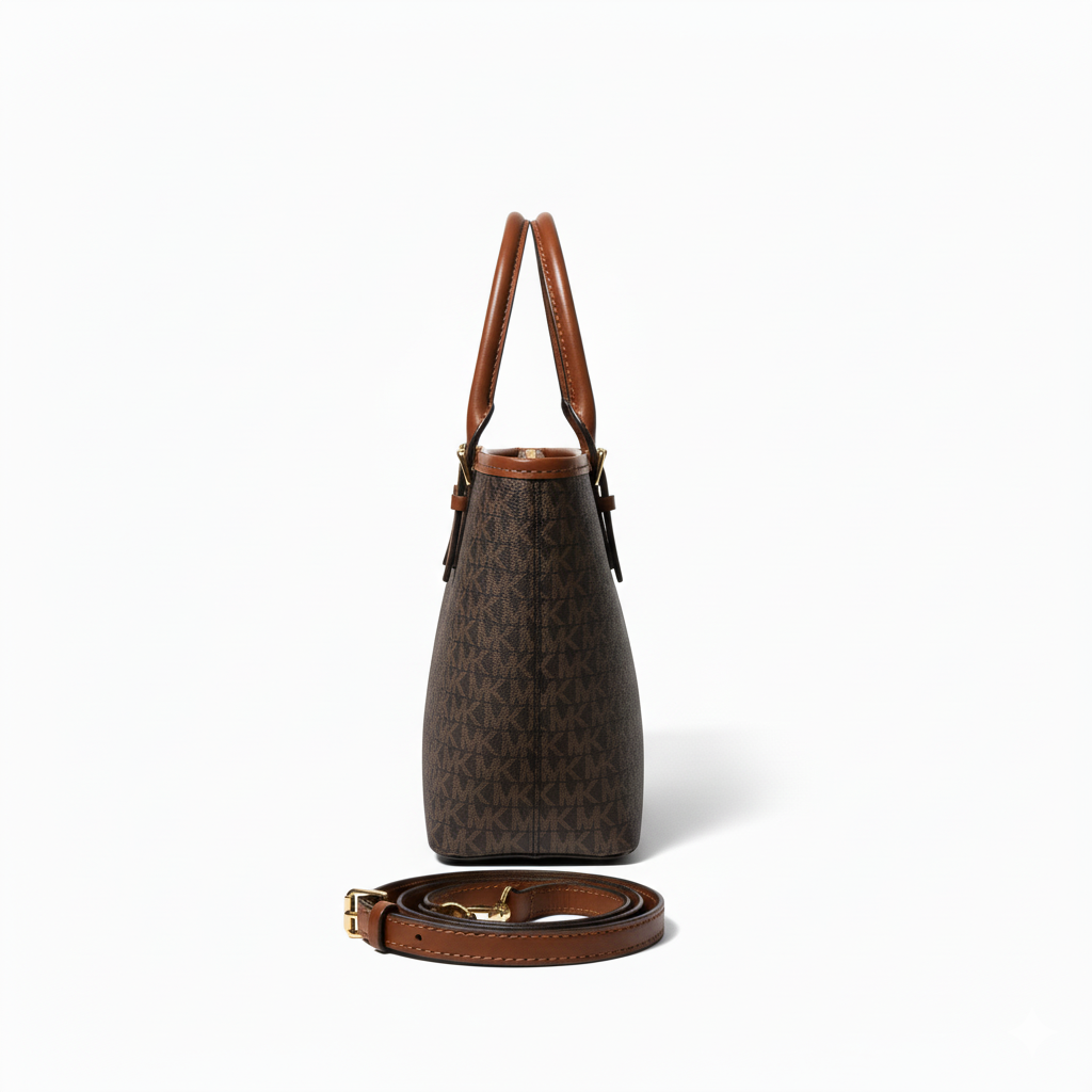 Monogram Tote Bag – Coffee Brown Edition