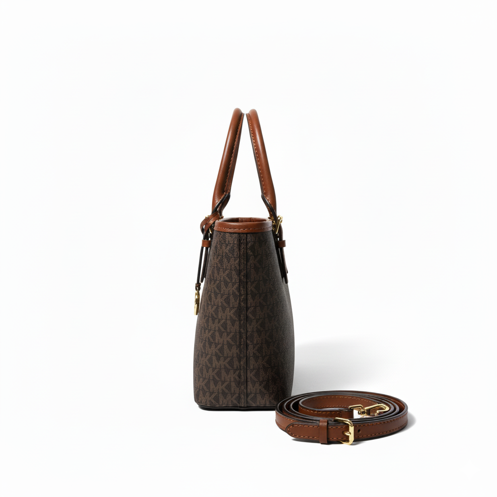 Monogram Tote Bag – Coffee Brown Edition