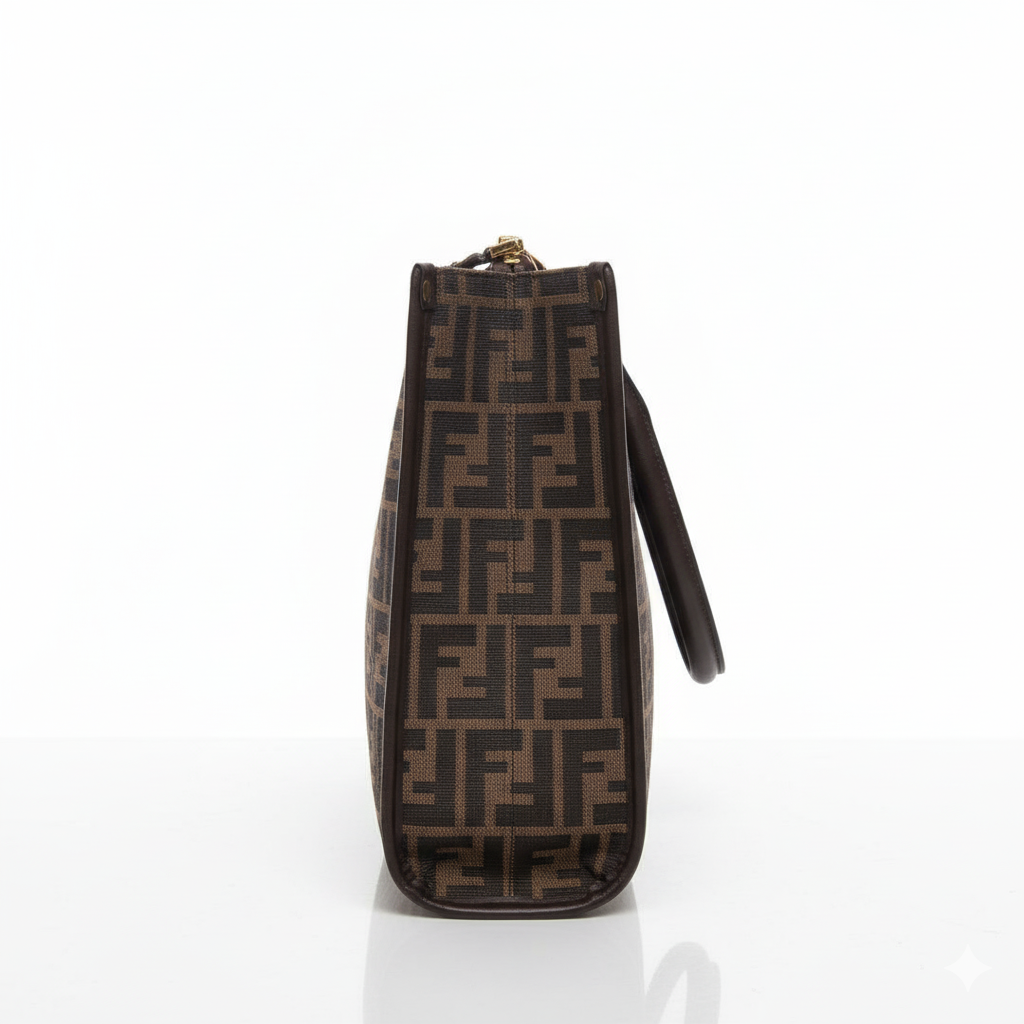Monogram Tote Bag – Coffee Brown Edition