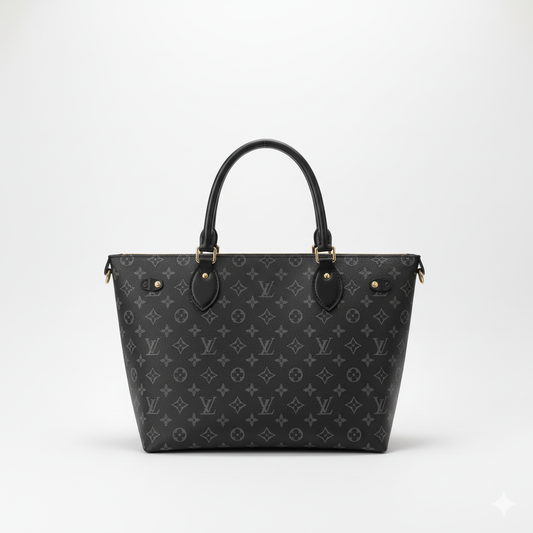 LV Monogram Tote Bag – Noir Luxe Edition