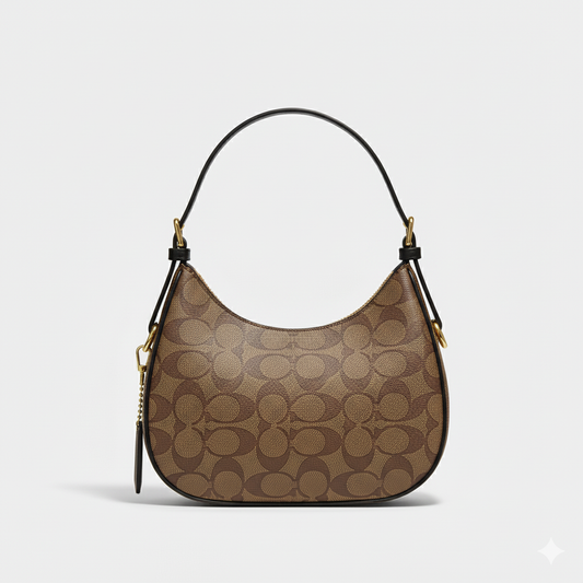 CH Monogram Shoulder Bag – Coffee Brown Edition