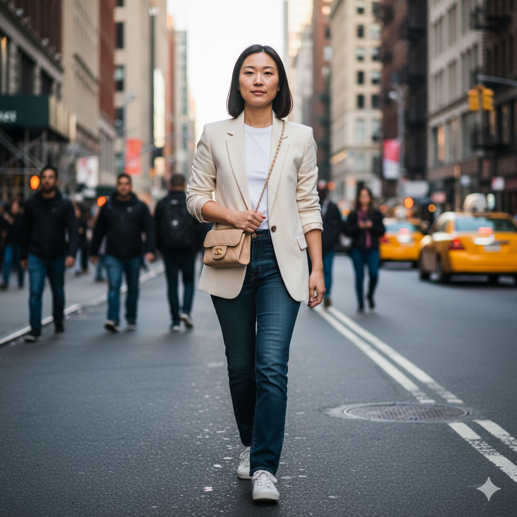 C Quilted Mini Flap Bag – Beige Edition