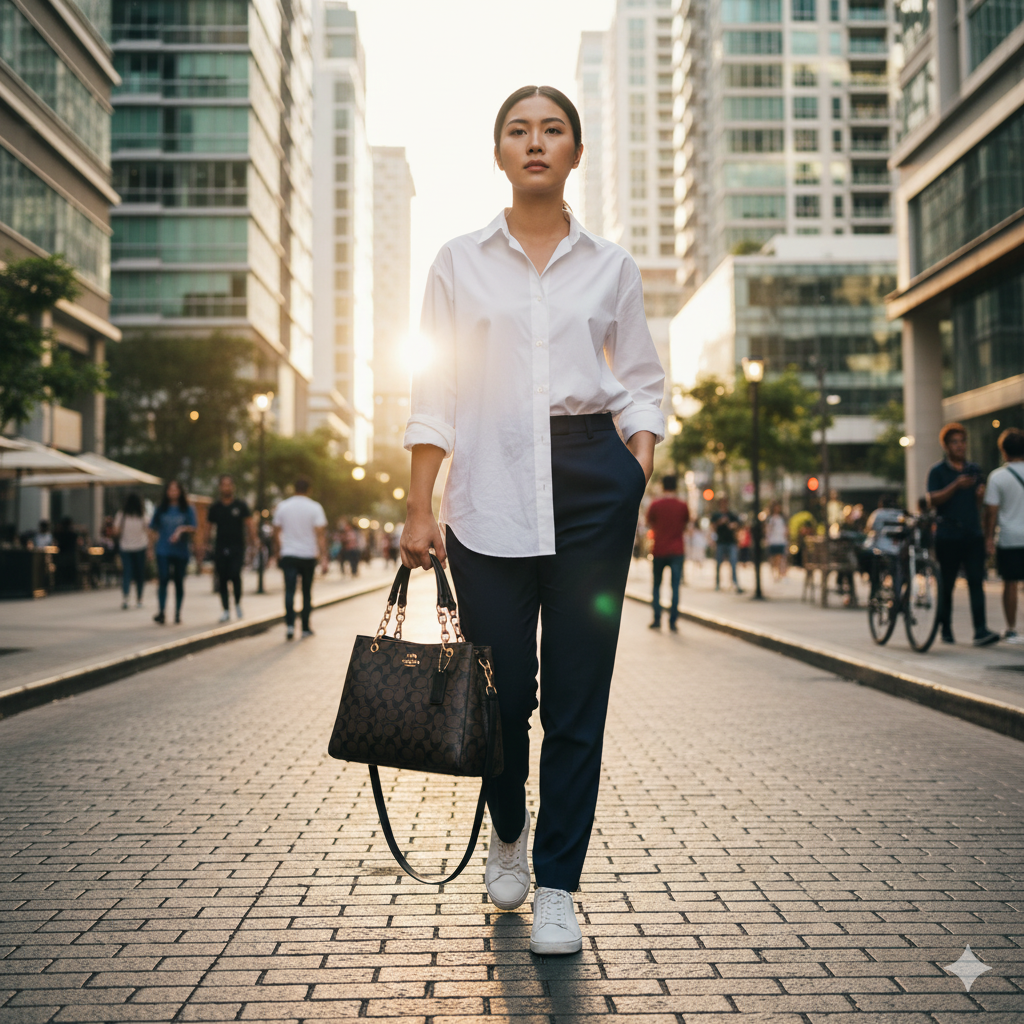 CH Signature Chain Tote – Dark Brown Edition