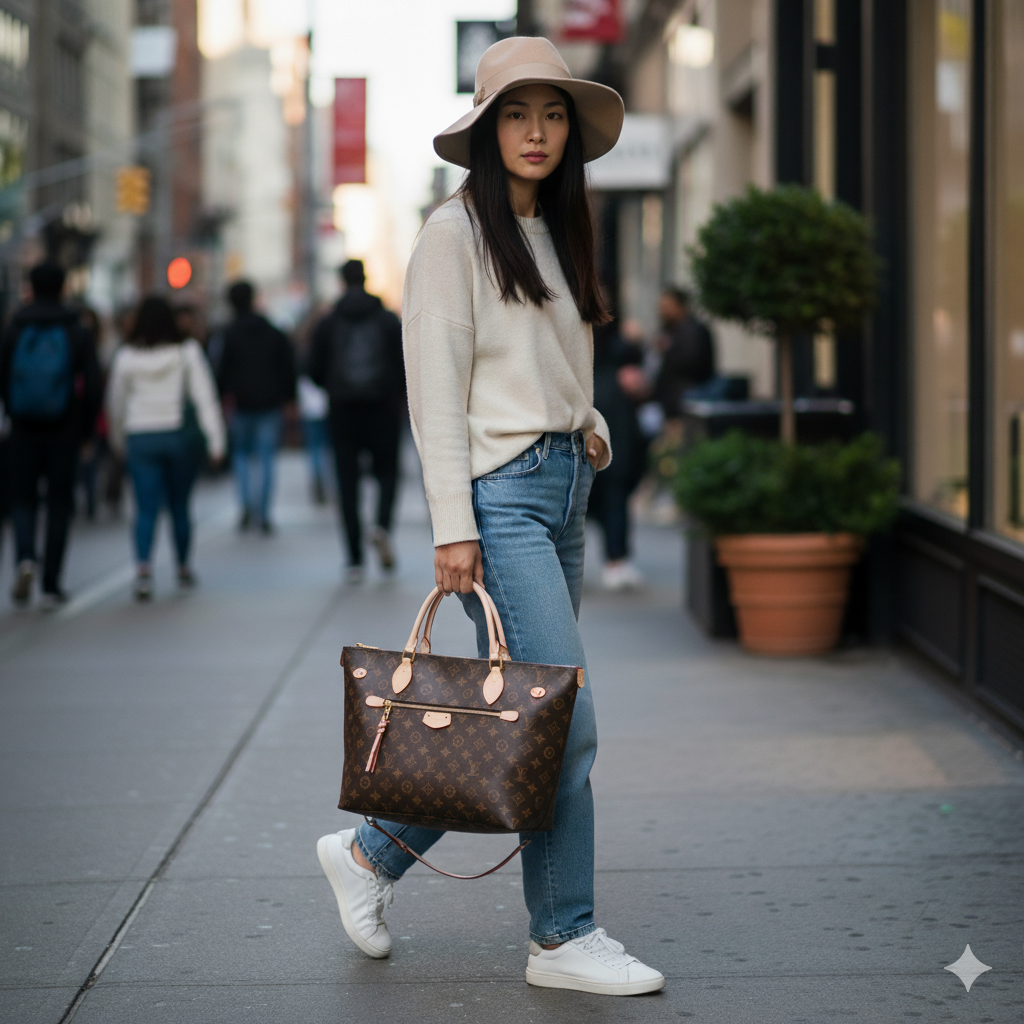 LV Monogram Tote Bag – Classic Brun Edition