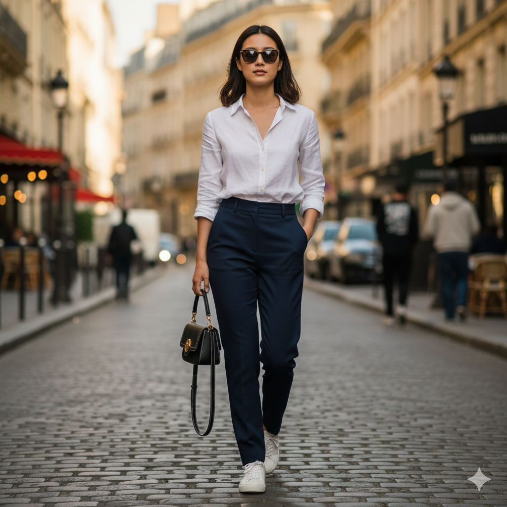 TB Logo Circle Shoulder Bag – Noir Edition