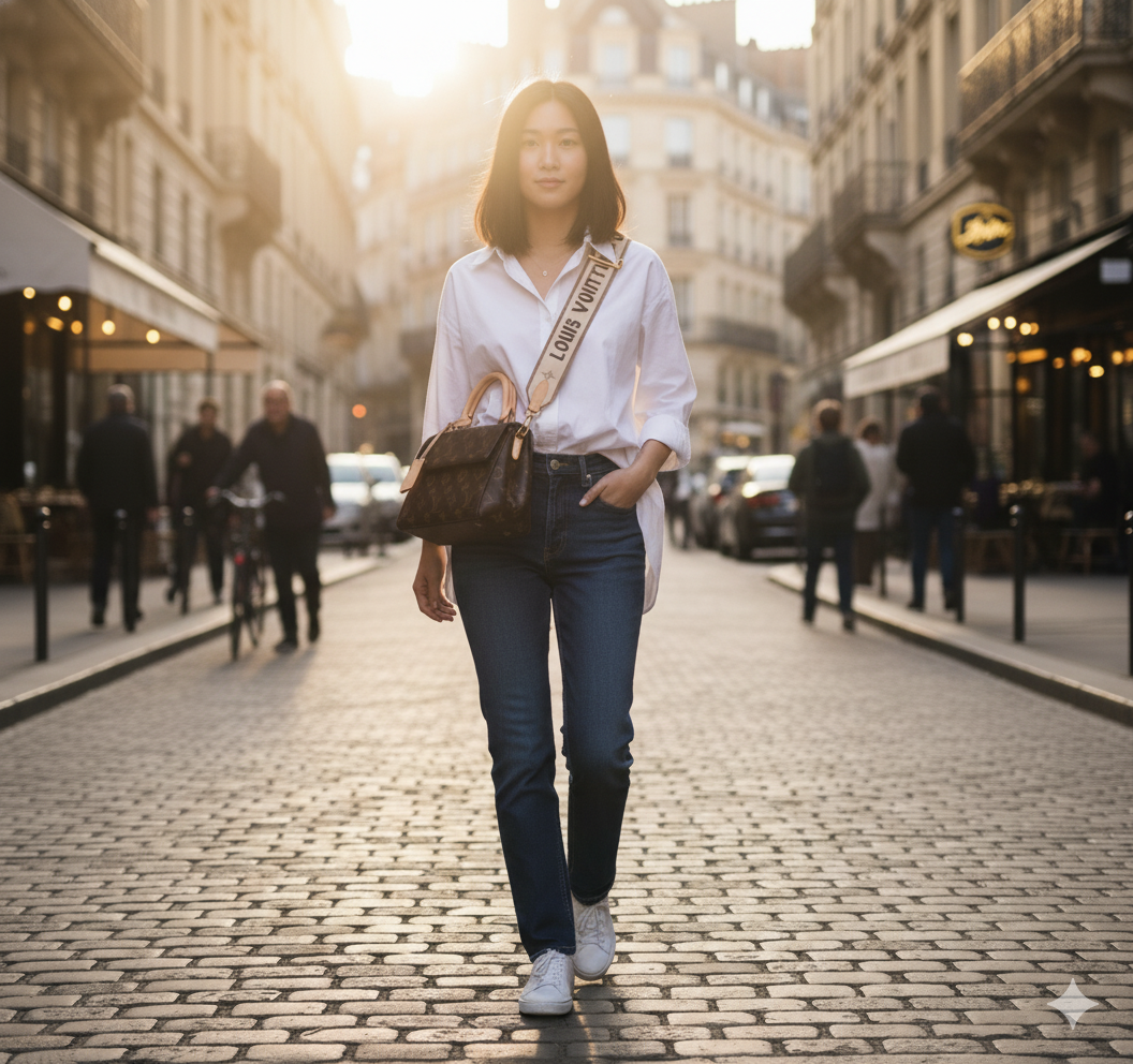 LV Monogram Top Handle Bag – Classic Brown Edition