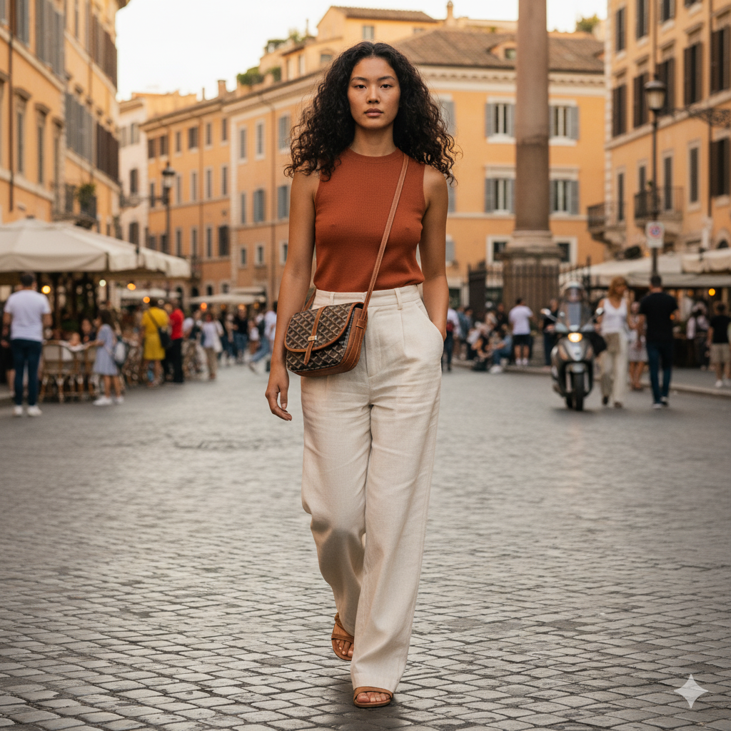 GY Crossbody Bag – Classic Brown Edition