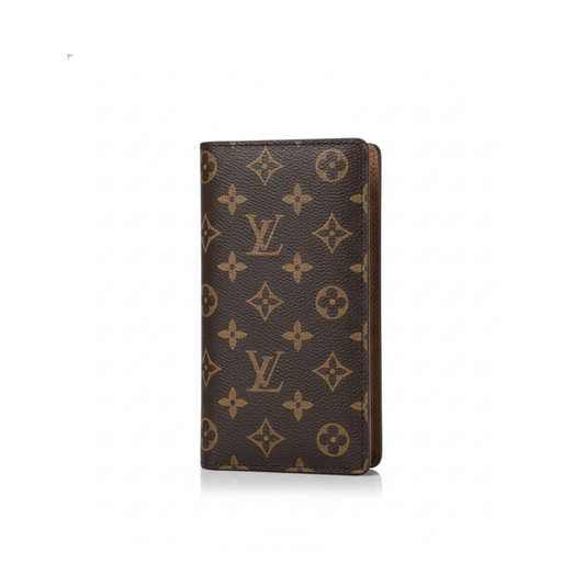 LV Monogram Long Wallet – Classic Brown Edition