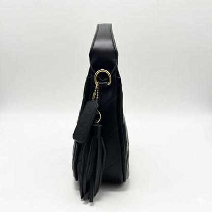 Quilted Shoulder Bag – Black Edition