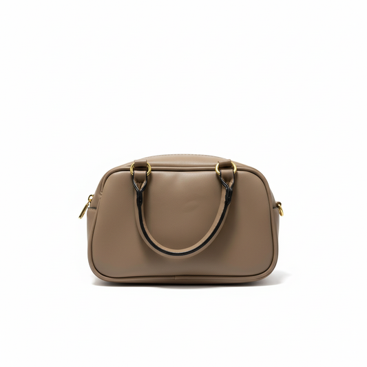 Mini Satchel Bag – Taupe Edition
