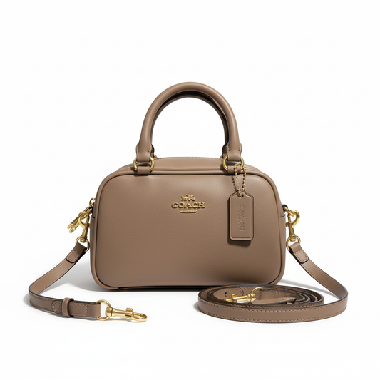 Mini Satchel Bag – Taupe Edition