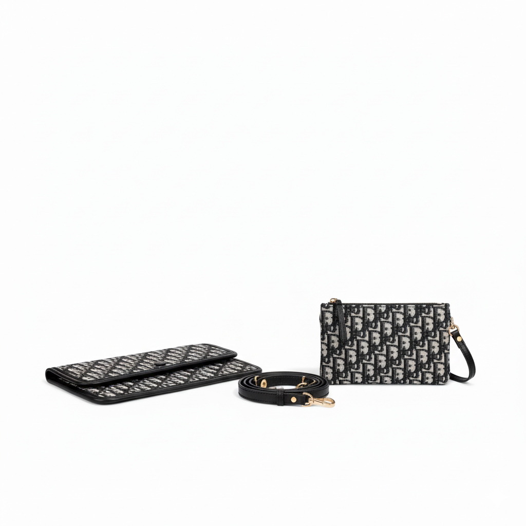 Monogram Tote Bag – Black Edition