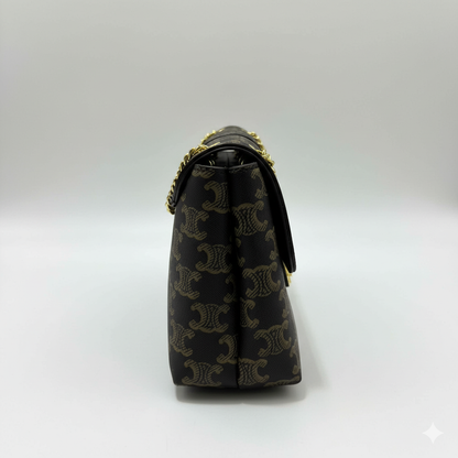 Monogram Chain Bag – Coffee Brown Edition