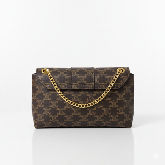 Monogram Chain Bag – Coffee Brown Edition