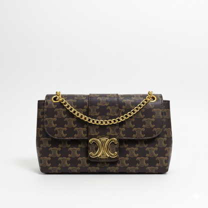Monogram Chain Bag – Coffee Brown Edition