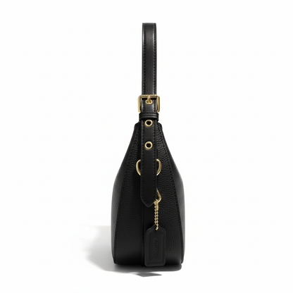 Embossed Shoulder Bag – Black Edition