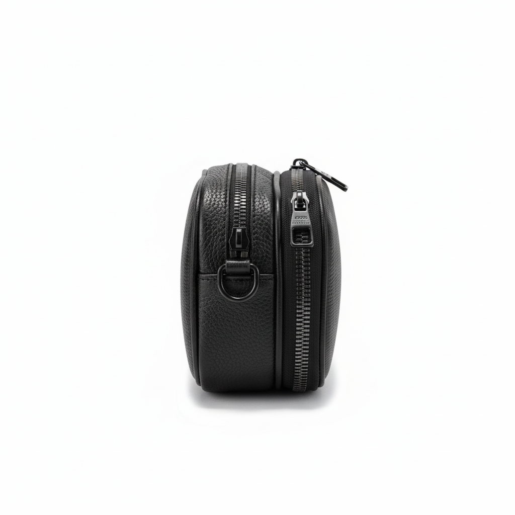 Monogram Crossbody Bag – Black Edition