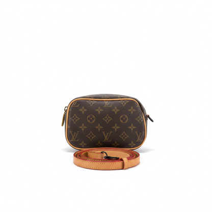 Monogram Crossbody Bag – Coffee Brown Edition