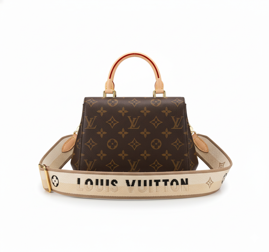 LV Monogram Top Handle Bag – Classic Brown Edition