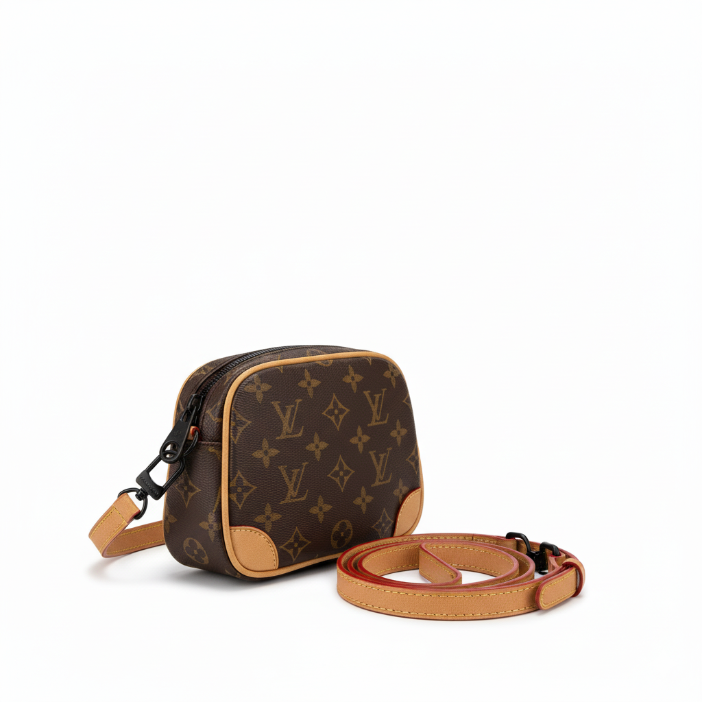 Monogram Crossbody Bag – Coffee Brown Edition