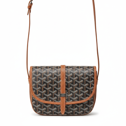 GY Crossbody Bag – Classic Brown Edition
