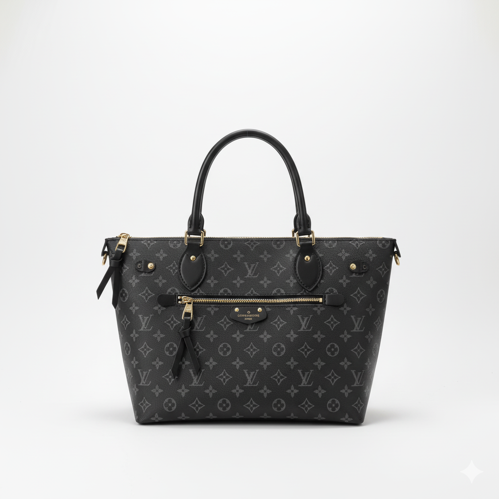 LV Monogram Tote Bag – Noir Luxe Edition