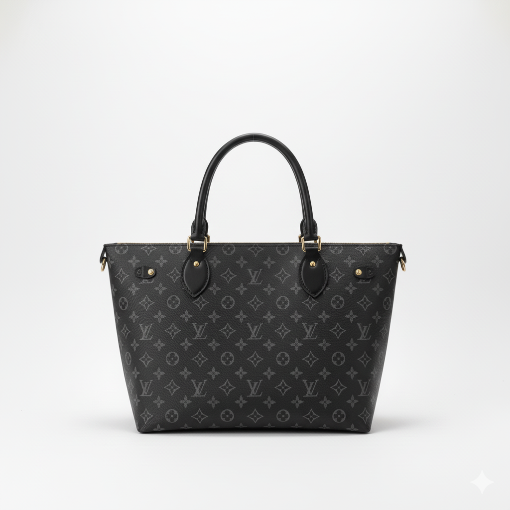 LV Monogram Tote Bag – Noir Luxe Edition