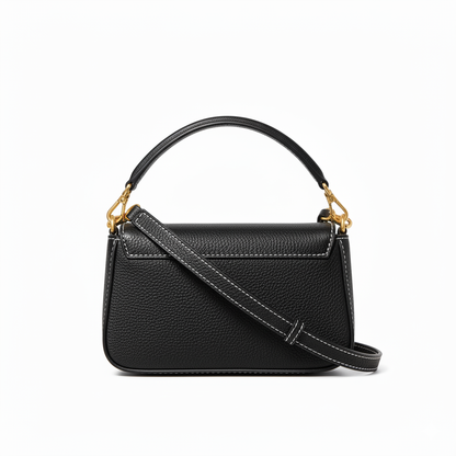 TB Logo Circle Shoulder Bag – Noir Edition