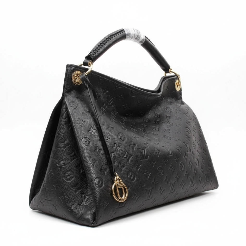 LV Embossed Hobo Luxe – Noir Edition