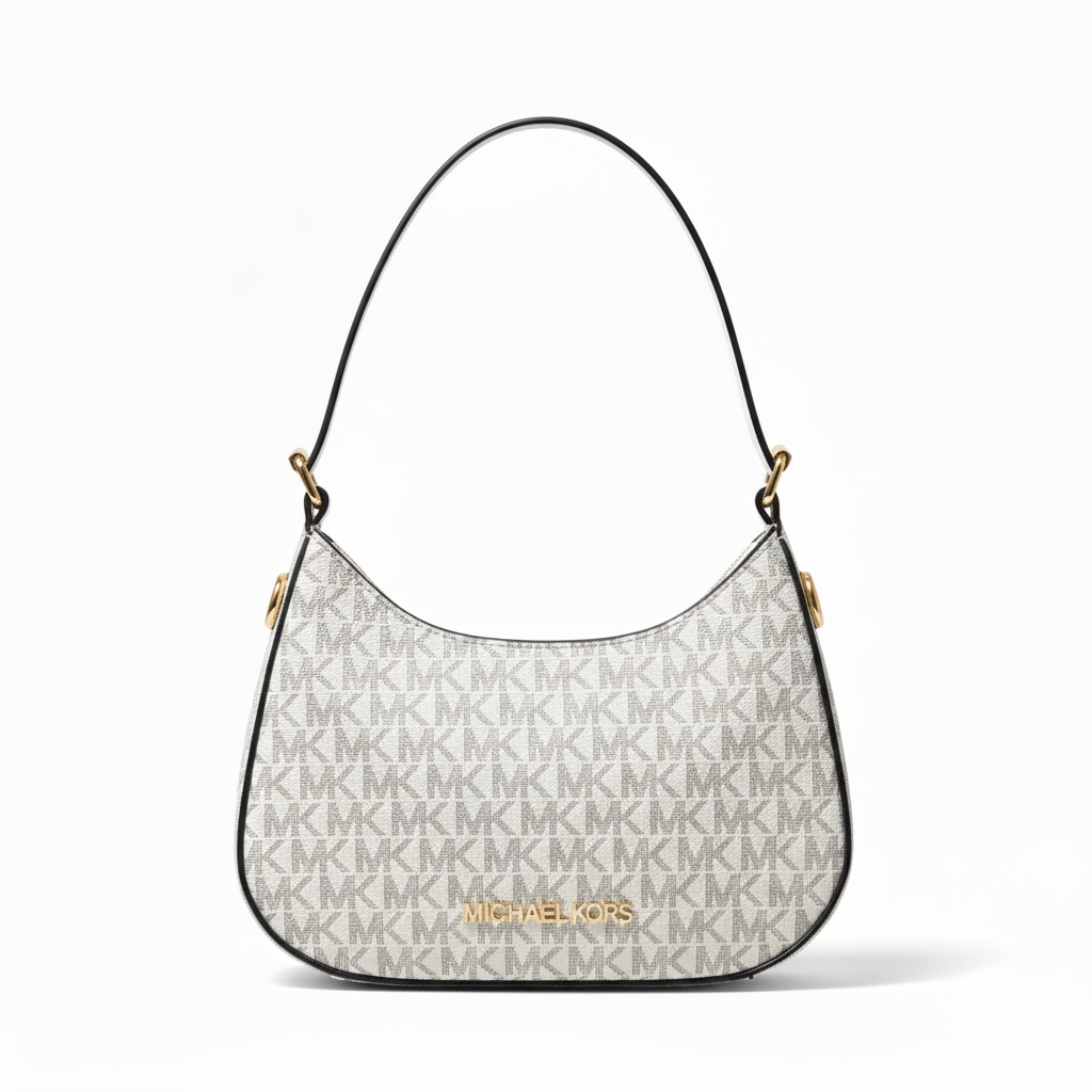 Monogram Shoulder Bag – White Edition