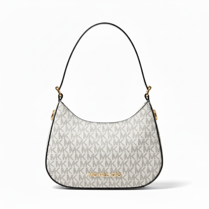 Monogram Shoulder Bag – White Edition