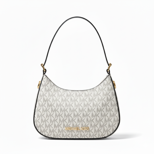 Monogram Shoulder Bag – White Edition