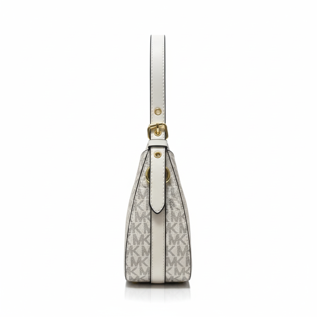 Monogram Shoulder Bag – White Edition