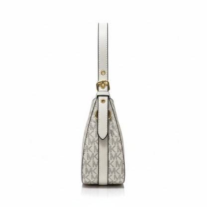 Monogram Shoulder Bag – White Edition