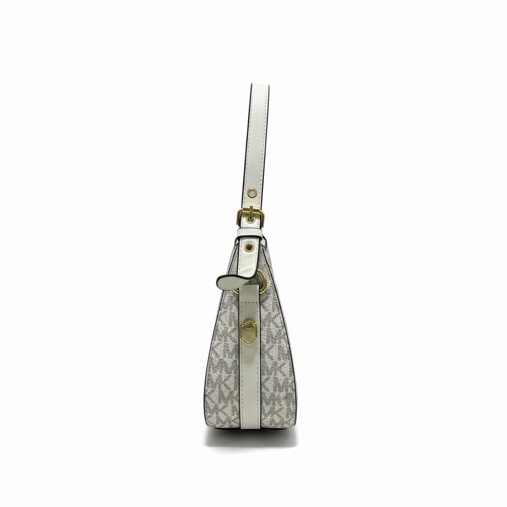 Monogram Shoulder Bag – White Edition