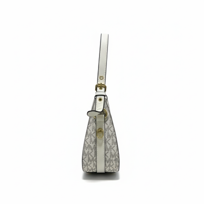 Monogram Shoulder Bag – White Edition
