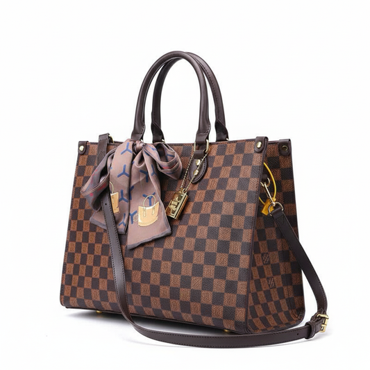 BP Signature Checkered Tote – Classic Edition