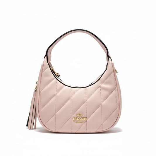Quilted Shoulder Bag – Blush Pink Edition