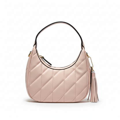 Quilted Shoulder Bag – Blush Pink Edition