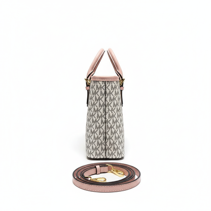 Monogram Tote Bag – Pink Trim