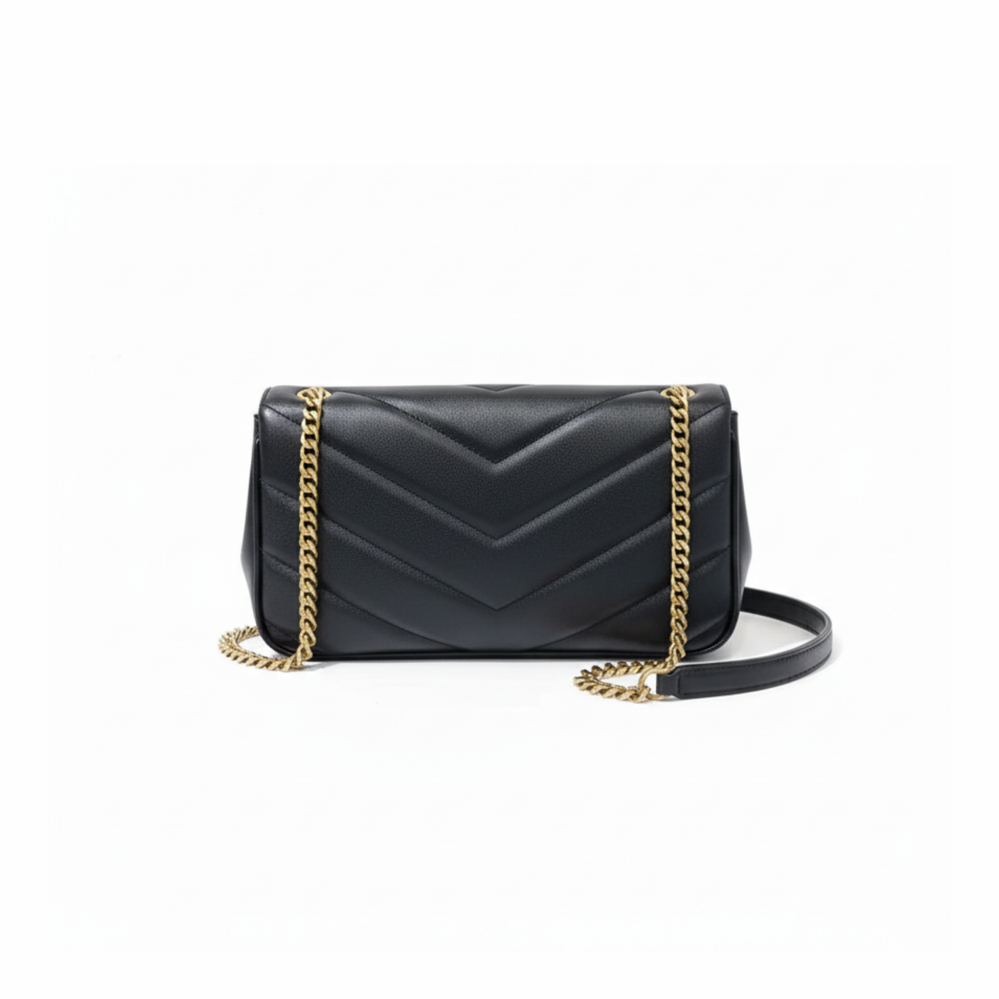 YS Croc Luxe Chain Bag – Midnight Edition