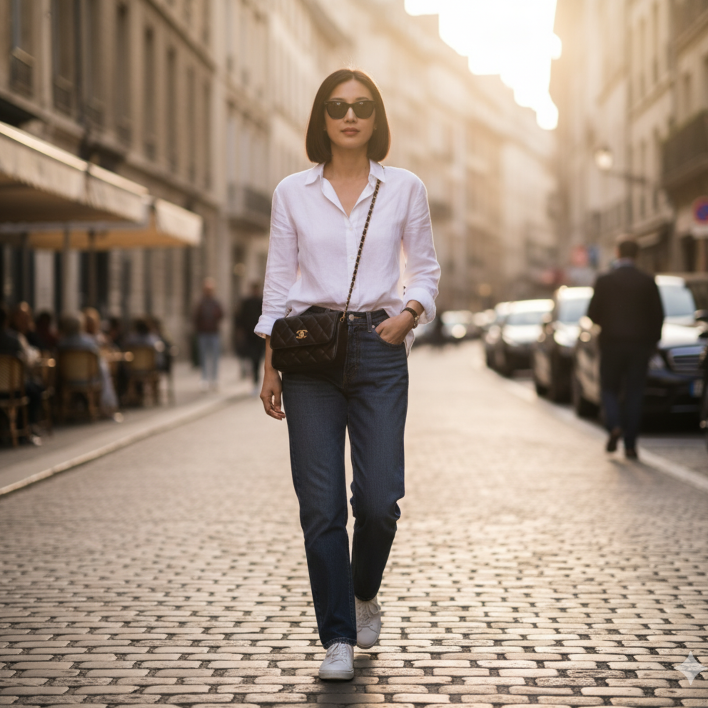 C Quilted Mini Flap Bag – Noir Gold Edition