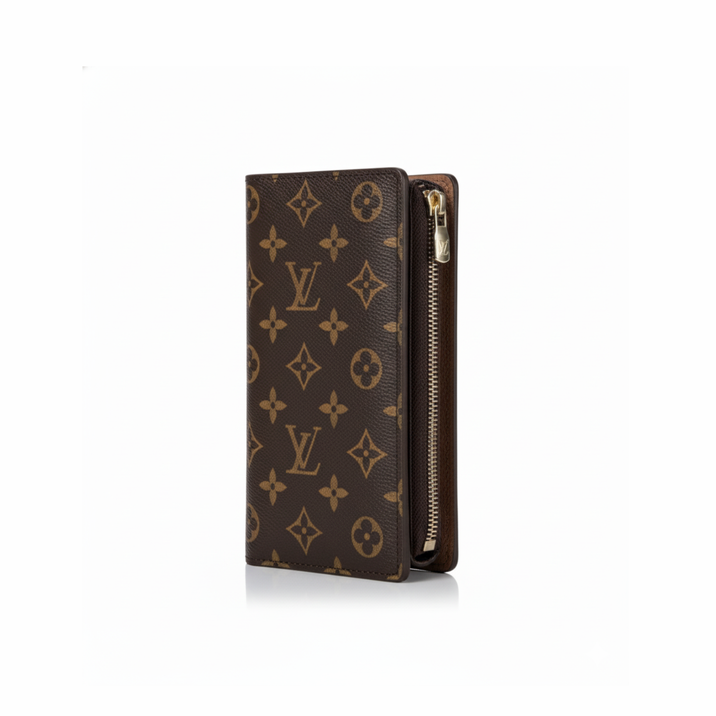 LV Monogram Long Wallet – Classic Brown Edition