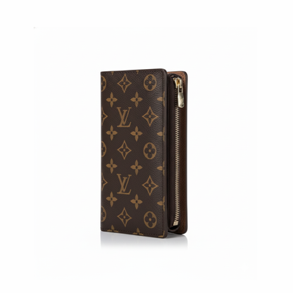 LV Monogram Long Wallet – Classic Brown Edition